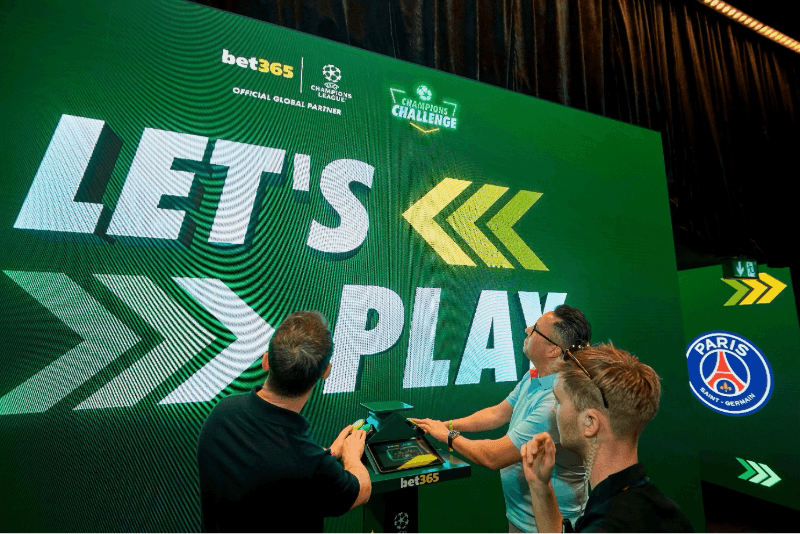 Visitors at the bet365 Big Ticket Giveaway activation