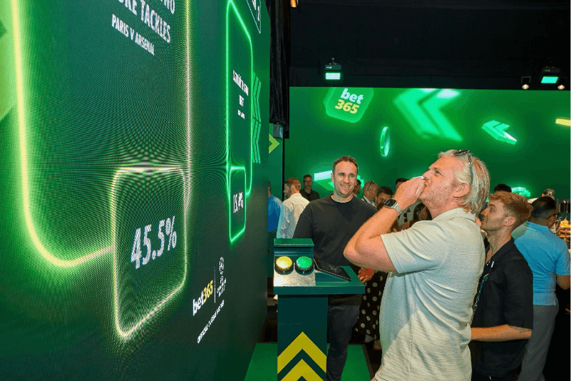 People watching the bet365 activation